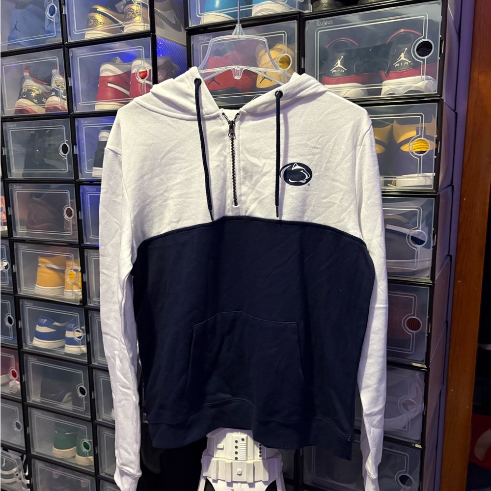 Penn State Colosseum Navy and White Hoodie